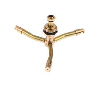SFCNCVBTBX 1Pc 2/3/4 Arm 360°Automatic Rotary Whirling Sprinkler Garden Lawn Irrigation Watering Nozzle Spray Rotating Brass Sprayer Lawn nozzle(B)