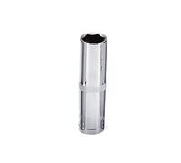 SFCNCVBTBX 1Pcs 1/2" Drive Hex Deep Socket Wrench Head CRV Anti-rust 8-32mm Set 78mm Length Ratchet Sockets Hand Tools Socket socket(15mm)