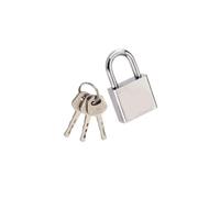 SFCNCVBTBX 30mm Iron Padlock 3 Keys Heavy Duty Solid Lock Door Gate Box Safety Waterproof Antirust Home Improvement padlock
