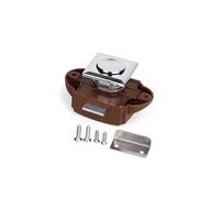 SFCNCVBTBX Camper Car Push Lock RV Caravan Boat Motor Home Cabinet Drawer Latch Button Locks Keyless Furniture Door Hardware Door Lock(SS6209-Chrome)