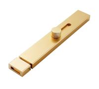 SFCNCVBTBX Door Bolt Punch-free Latch No Hole Punch Buckle Ecurity Lock Thickened Room Anti-Barn door lock(Gold 200mm)