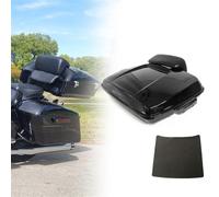 SFDHJK Black Latches Razor Tail Bag Trunk Top Box Case Tour Pak Pack Backrest for Harley CVO Road King FLHRSE6 2014
