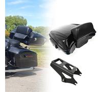 SFDHJK Black Latches Razor Tail Bag Trunk Top Box Case Tour Pak Pack Backrest for Harley Davidson Touring 2014 2015 2016 2017 2018 2019 2020 2021
