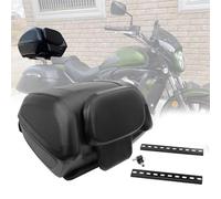 SFDHJK Motorcycle Tour Tail Box Trunk Luggage Top Lock Storage Carrier Case with Soft Backrest for Yamaha