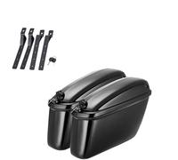 SFDHJK Motorcycle Universal Saddle Bags Side Boxs Luggage Tank Hard Case for Victory Vegas W Taillight