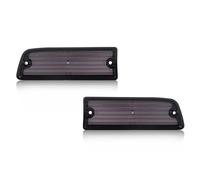 SFDSG 2PCS Rear Bumper Brake Light Tail Reflector Backup Turn Signal For Chevy For Chevelle For Malibu 1964 5954964 5954963 Turn Signal Light(Smoked)