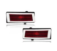 SFDSG 2Pcs Rear Reflectors Side Marker Light Quarter Turn Signal No Bulb For Chevy For Chevelle 1970 1971 1972 5962991 5962992 Turn Signal Light(Red)