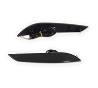 SFDSG 3-in-1 Rear Bumper Reflector Tail Brake Lights Fog Dynamic Blinker LED Turn Signal For Chevy For Cruze 2016 2017 2018 2019 Turn Signal Light(Smoked)