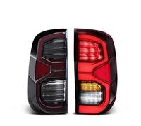 SFDSG Car Rear Light For Toyota For Hilux For VIGO 2011-2014 2PCS Tail Lamps Rear Driving Turn Signal Reverse Brake Lights Auto Taillights 12V Reversing light assembly(Smoked)