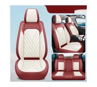 SFDSG Car Seat Covers For Mercedes A-Class W168 W169 W176 W177 Accessories Artificial Leather Universal Car Seat Cover Car Seat Cushions(W-RedA)