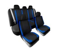 SFDSG Car Seat Covers For NISSAN For X-Trail For Qashqai For Rogue For Sport Diamond Shaped Cloth Car Seat Cover Car Seat Cushions(Blue)