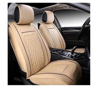 SFDSG Car Seat Covers For TOYOTA For Corolla For Camry For RAV4 For CHR Accessories PU Leather Car Seat Cover Car Seat Cushions(Beige 1)