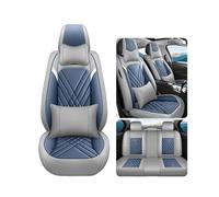 SFDSG Car Seat Covers For VW For Polo For Atlas For Jetta For Bora Accessories Artificial Leather Universal Car Seat Cover Car Seat Cushions(Blue B)