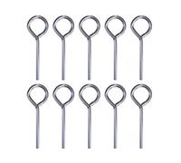 Sfemn 3/32” Hex Key Dogging Key Allen Key with Full Loop, Allen Wrench Door Key, Solid Metal - 10 Packs