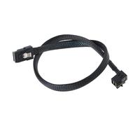 SFF 8087 to Right Angled MiniSAS 8643 Internal Cable for Hard Drives and Server Connection with Coaxials Interfaces Right Angled MiniSAS Cable