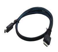 SFF-8611 4i Male to SFF-8611 Male PCIe Data Server Cable Connectors Transmission Cable for Desktop Servers Data Center Infrastructure