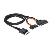 SFF-8611 4I to SFF-8639 with 15 Pin Male Power Cable PCIE Transmission Cable for Data Center Servers Server Power