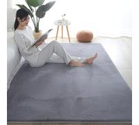 SFgFGfcghC Faux Rabbit Fur Living Room Coffee Table Rug Bedside Rug for Sleeping or Sitting in the Bedroom,a,80 * 160cm