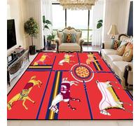 SFgFGfcghC Trendy Brand Premium AmericanStyle Luxury Rugs for Living Rooms, Bedrooms and Coffee Tables,e,60 * 120cm