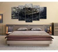 SFgFGfcghC Wall Art: 5-Piece Premium Poster Set Coordinating Images for Living Room Decor Framed Canvas Prints Tiger I Tank,M