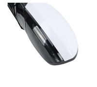 SFGOFJGO Wing Mirror For Nissan For Altima 2019-2024 8 Wire Side Mirror Assembly Primer White With Turn Signal Automatic Folding Door Mirror Accessories Wing Mirror Assembly(1pair)