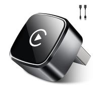 SFGSUP Wireless CarPlay Adapter for Apple iPhone & Android Auto Adapter | 2-in-1 Plug and Play Converts Wired to Wireless Car Play Adapter, Auto Connect, No Latency, OTA Update, USB-A/USB-C Port