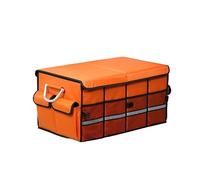 SFGTY Large Capacity Storage Bin for Hyundai Bayon 2021 2022 2023 2024 2025 2026 Collapsible Car Trunk Organizer with Reflective Strips and Aluminum Handles Anti-Slip Bottom,C-Basic version