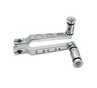 SFIWFOGD Motorcycle Heel Toe Gear Shift Lever W/Shift Peg Compatible with Harley Softail FLST Touring Electra Street Glide Road King FLHX Trike(Chrome)