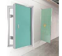 SFJATTA Large Flush Mounted Access Door Magnetic Drywall Access Door with Galvanised Panel Home/Hotel/Office/Restaurant Air Conditioner Outdoor Unit Inspection Port(91x97cm/36x38in)