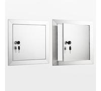 SFJATTA Lockable Attic Door Access Panel Ceiling Metal Access Door with Lock & Key Drywall Inspection Panel for Ceilings, Electrical, Plumbing((WxH) 30x30in/75x75cm)