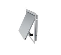 SFJATTA Plumbing Access Hatch Wall Hole Cover with Click Open Attic Door for Ceiling Touch Latch Metal Access Panel for Meter Boxes/Service(Grey,16x22in/40x55cm)