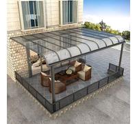 SFJATTA Polycarbonate Roofing Sheet Outdoor Clear Clear Polycarbonate Sheet Roof Panels Acrylic Plastic Sheet 2mm Thick Greenhouse Panels for patios,partitions,awnings(Transparent,183x201cm)