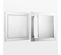 SFJATTA Stainless Steel Access Door Touch Latch Metal Access Panel Concealed Plumbing Cables Access Doors with Touch Latch((WxH) 16x18in/40x45cm)