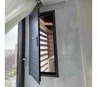 SFJATTA Wall Plumbing Access Panel Aluminum Frame Heavy-Duty Metal Access with Key Latch(Black,70x85cm/28x34in)