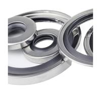 SFJSFIMQ 1pcs Rotating Shaft ID:35/36/37/38*OD:50/52/56/60/62/65 * 7/8/10mm 304 Stainless Steel PTFE Oil Seal(Cdl,38X58X12)