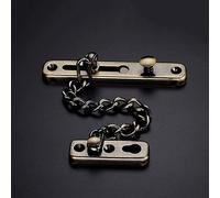 SFJSFIMQ Door Safety Chain, Latches Lock,Standard Security Anti-Theft Stainless Steel Front Limiter External Restrictor Design to Fit All Types Sizes Secure Reliable
