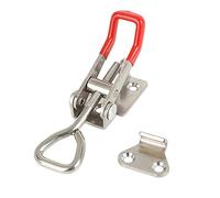 SFJSFIMQ Latch Lock Latch Catch Toggle Clamp Adjustable Cabinet Boxes Lever Handle Lock Hasp for Sliding Door Bolt Hasp Furniture Hardware