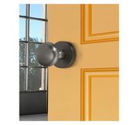 SFJSFIMQ Modern Simple Indoor Invisible Door Lock zinc Alloy Door Handle Wooden Door Bedroom Room Magnetic Door Lock(Gris)
