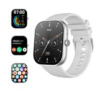 SFK Smart Watch for Men Women Answer/Make Call, FHD Touch, Health Fitness tracker Step Counter Heart Rate SpO2 Sleep Monitor,IP68 Waterproof Activity Tracker Smartwatch for Android iOS Phone (Silver)