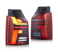 SFNFIGHK Car Taillights For VW For Multivan For Caravelle T5 2010-2014 Full Rear LED Tail Lamp Dynamic Turn Signal Light Assembly Car Lights Turn Signal Lights(Red)