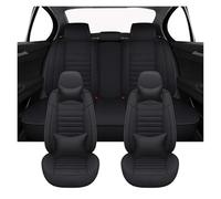 SFNFIGHK Seat Protector For Mercedes For Benz A B C Class W205 W204 W203 Accessories Universal Full Set Flax Luxury Car Seat Covers Car Seat Accessories(BlackA)