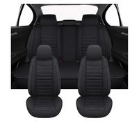 SFNFIGHK Seat Protector For Mercedes For Benz A B C Class W205 W204 W203 Universal Full Set Flax Luxury Car Seat Covers Car Seat Accessories(BlackB)