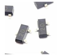 SFNGXXAG 50PCS MMBTA92 2D 0.2A 300V PNP SOT-23 SMD Chip Transistor