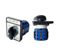 SFNGXXAG CA10 Voltmeter Cam Switch 3 Phase 4 Wire 7 Position 20A 690V Changeover Rotary Selector 12 Terminals LW26 YMW26