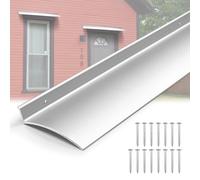 SFNSM 3PCS 40Inch Anodized Aluminum Door Rain Drip Guard Deflector for Door and Window Easy to Install