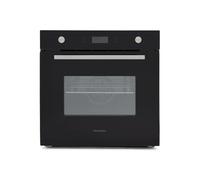SFO74B Built-in Single Electric Oven - 70L Capacity, Black, Multifunction, LED Timer, Rotary Controls, Grill Function, Energy Efficient, Modern Integrated Kitchen Appliance