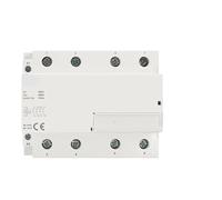 SFOCQVISH 4Pole 100A Modular Contactor 4NO 2NO2NC 3NO1NC 220V 110V 24V Automatic Household Contactor 100A Din Rail Type 1Pcs(4P 100A 3NO1NC 230AC)