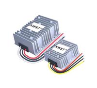 SFOCQVISH DC DC 24V Battery Charger 9-35V to 29.2V 18-35V to 29.2V 2A -20A Constant Current Lithium Lead-Acid with Waterproof(5A 75 Golden,9-35V-29.2V)