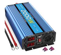 SFOCQVISH Inverter 12v 220v Pure Sinus 12v 24v 220V Voltage 4000W/3000W/2000W DC 12V 24V Transformer Pure Sine Wave Solar Inverter LED(4000watts,24V-230V-EUROPE)