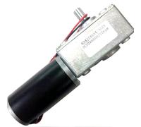 SFOCQVISH JSX634 Turbine Worm DC Reducer Motor 12V24V 2-250RPM Torque CW CCW Adjustable DIY Window Door Opener(12V Dual Shaft,10)